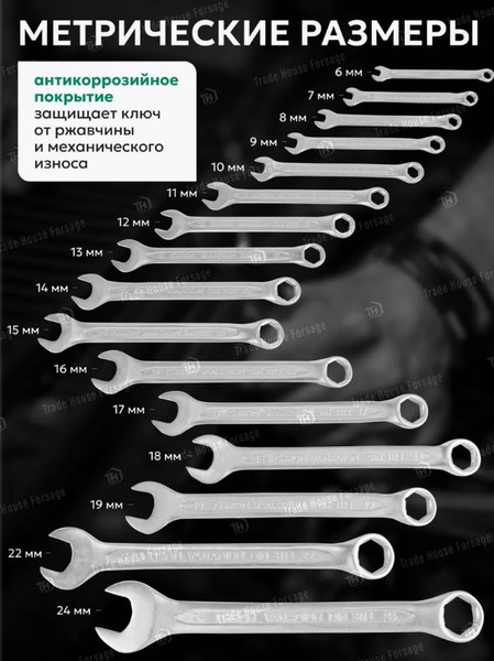 Изображение товара Набор ключей RockForce RF-5161H (27958)