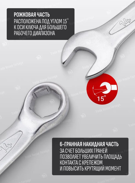 Изображение товара Набор ключей Forsage F-5161H (28619)