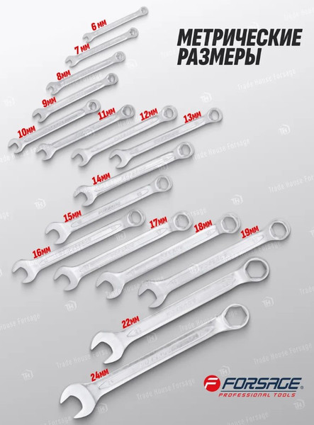 Изображение товара Набор ключей Forsage F-5161H (28619)