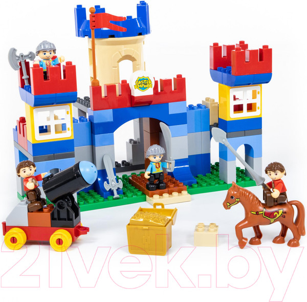 Изображение товара Конструктор Полесье Замок Макси / 77646 (120эл)