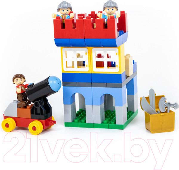 Изображение товара Конструктор Полесье Замок Макси / 77646 (120эл)