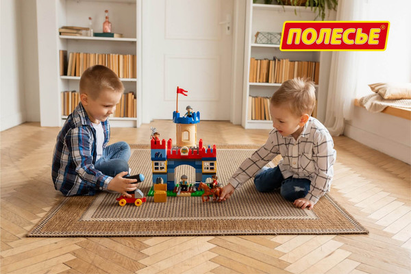 Изображение товара Конструктор Полесье Замок Макси / 77646 (120эл)