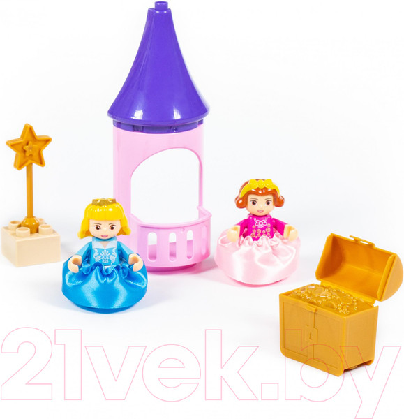 Изображение товара Конструктор Полесье Весёлая принцесса Макси / 77714 (50эл)