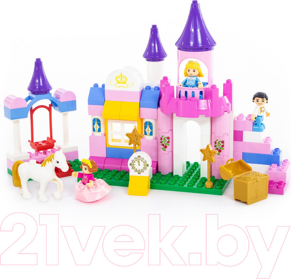 Изображение товара Конструктор Полесье Веселая принцесса Макси / 77691 (86эл)