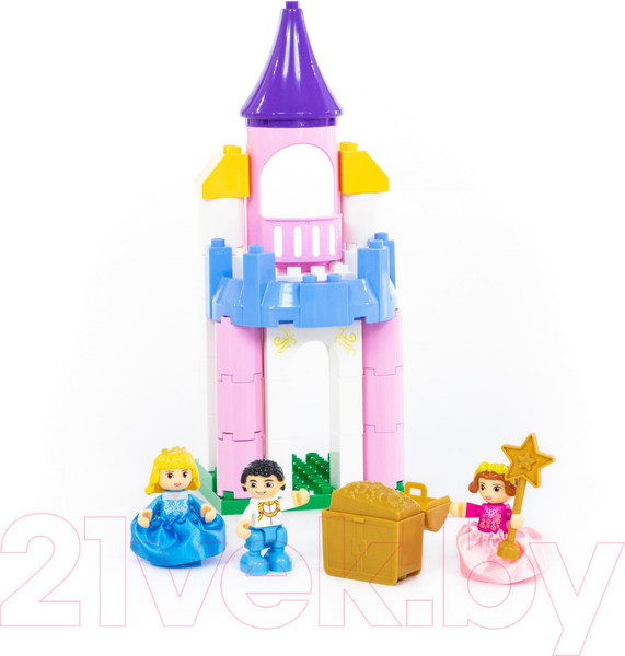 Изображение товара Конструктор Полесье Весёлая принцесса Макси / 77684 (146эл)
