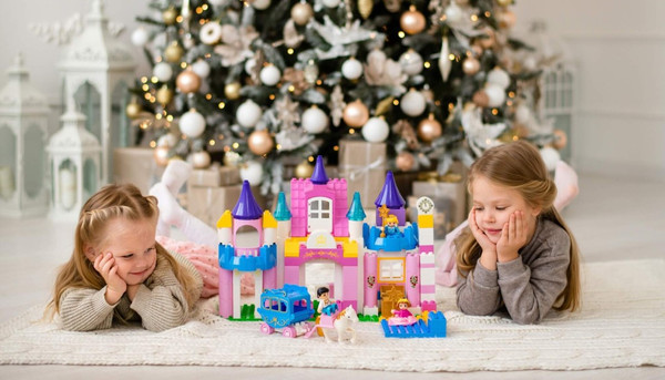 Изображение товара Конструктор Полесье Весёлая принцесса Макси / 77684 (146эл)