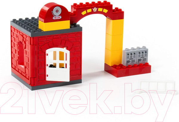Изображение товара Конструктор Полесье Пожарная станция Макси / 77523 (35эл)