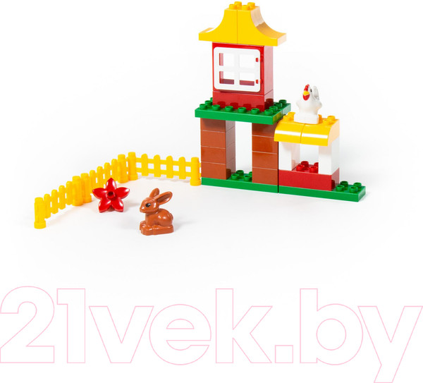 Изображение товара Конструктор Полесье Веселая ферма. Макси / 77585