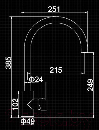 Изображение товара Смеситель Ledeme L4066