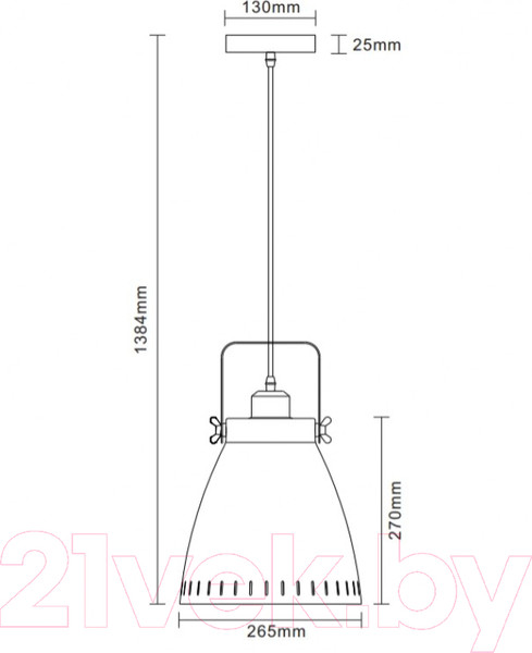 Изображение товара Потолочный светильник Camelion PL-428L С73 / 13073 (серый+медь)