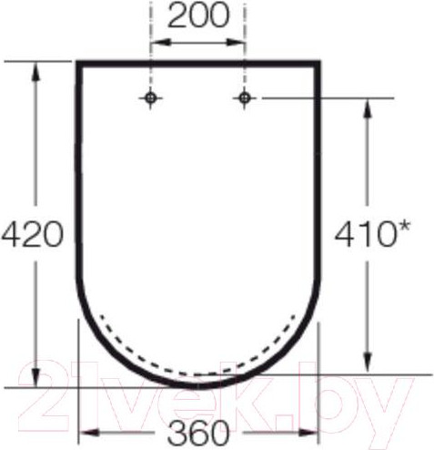 Изображение товара Сиденье для унитаза Roca Hall A801622004 (белый)