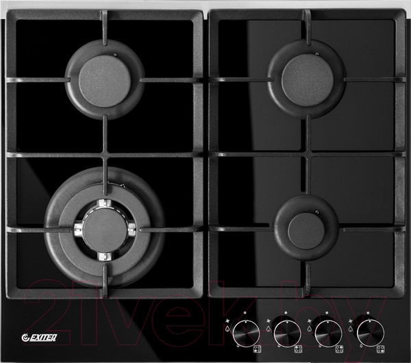 Изображение товара Газовая варочная панель Exiteq PFH640STGB-E/B