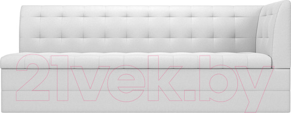 Изображение товара Скамья кухонная мягкая Лига Диванов Бриз 209 / 100387 правый (экокожа, белый)