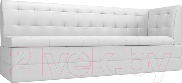 Изображение товара Скамья кухонная мягкая Лига Диванов Бриз 209 / 100387 правый (экокожа, белый)