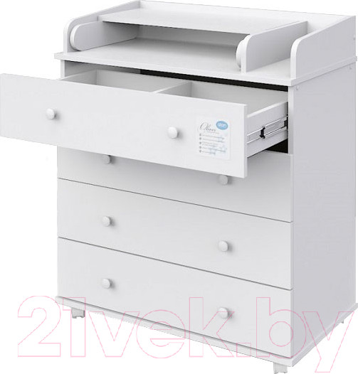 Изображение товара Комод пеленальный Атон Орион 804 Oliver ЛДСП (белый)