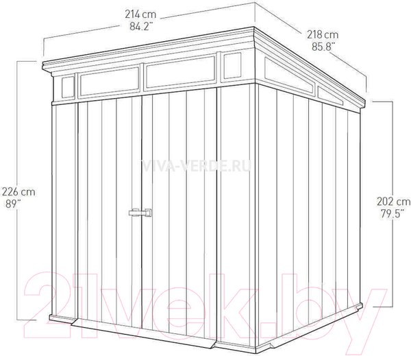 Изображение товара Сарай из пластика Keter Artisan 7x7 / 230459