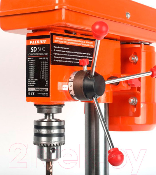 Изображение товара Сверлильный станок PATRIOT SD 500 (с тисками)