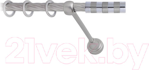 Изображение товара Карниз для штор Lm Decor Жезл 060 1р витой (сатин, 4м)