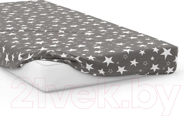 Изображение товара Простыня Samsara Stars Grey 160Пр-15