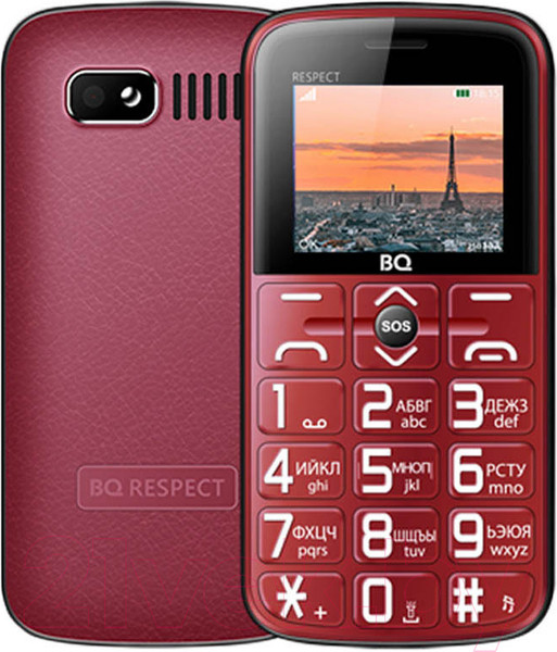 Изображение товара Мобильный телефон BQ Respect BQ-1851 (красный)