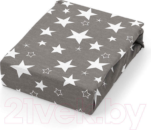 Изображение товара Простыня Samsara Stars Grey 145Пр-15