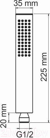 Изображение товара Лейка ручного душа Wasserkraft A103