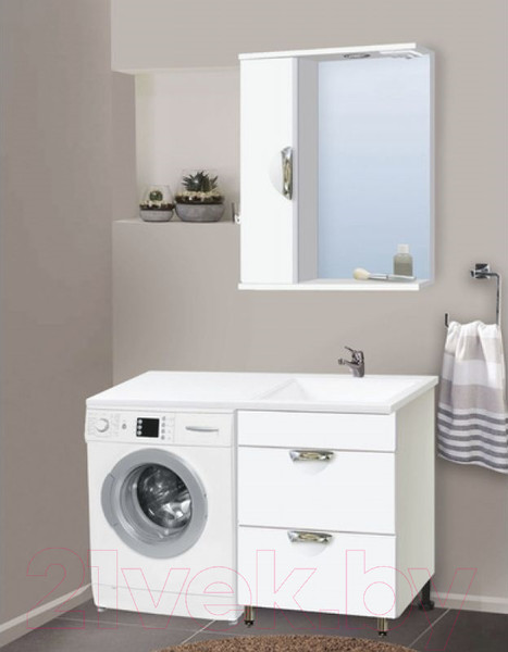 Изображение товара Тумба под умывальник Vako Ника Cosmos 120 R / 17526 (2 ящика)