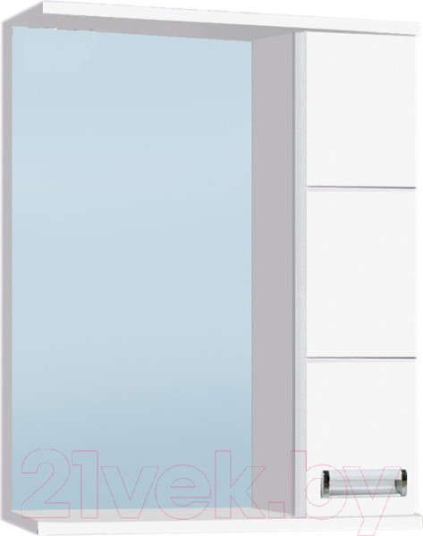 Изображение товара Шкаф с зеркалом для ванной Vako Флора 500 T R / 12407