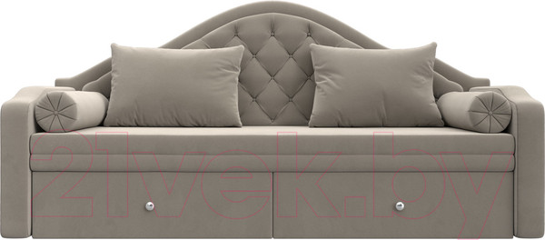 Изображение товара Тахта Лига Диванов Сойер / 100568 (микровельвет, бежевый)