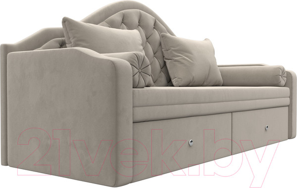 Изображение товара Тахта Лига Диванов Сойер / 100568 (микровельвет, бежевый)