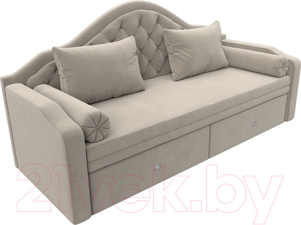 Изображение товара Тахта Лига Диванов Сойер / 100568 (микровельвет, бежевый)