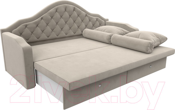 Изображение товара Тахта Лига Диванов Сойер / 100568 (микровельвет, бежевый)