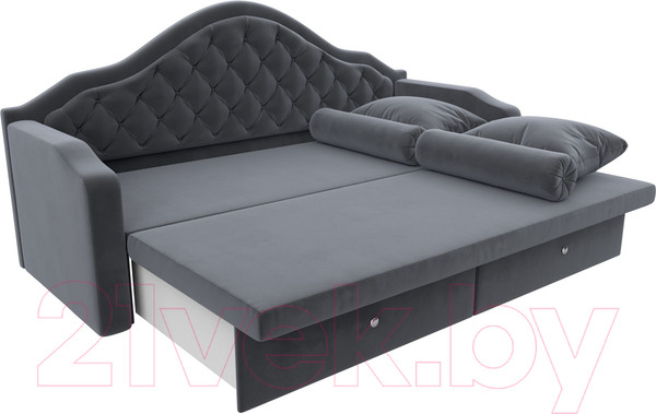 Изображение товара Тахта Лига Диванов Сойер / 100577 (велюр MR, серый)