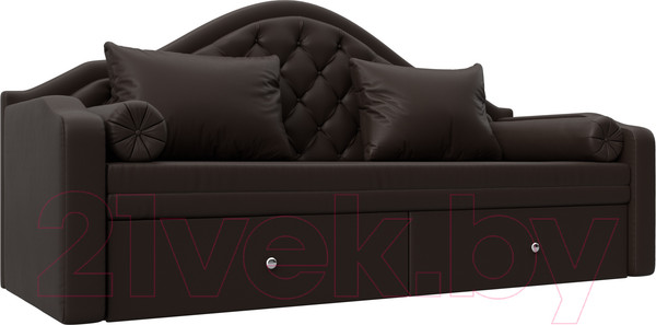 Изображение товара Тахта Лига Диванов Сойер / 100588 (экокожа, коричневый)