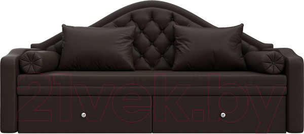 Изображение товара Тахта Лига Диванов Сойер / 100588 (экокожа, коричневый)