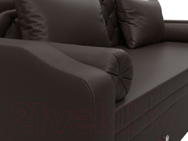 Изображение товара Тахта Лига Диванов Сойер / 100588 (экокожа, коричневый)