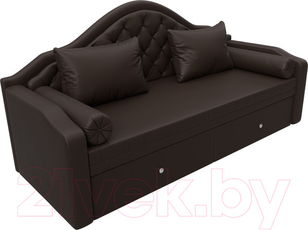 Изображение товара Тахта Лига Диванов Сойер / 100588 (экокожа, коричневый)