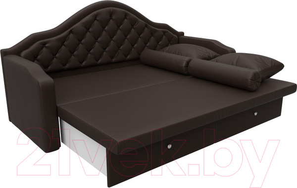 Изображение товара Тахта Лига Диванов Сойер / 100588 (экокожа, коричневый)