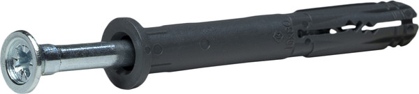 Изображение товара Дюбель-гвоздь ЕКТ Цилиндр 10x100 / VZ011632 (50шт, полипропилен)