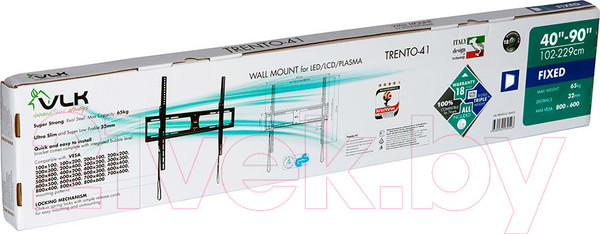 Изображение товара Кронштейн для телевизора VLK Trento-41 (черный)