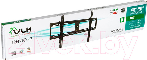 Изображение товара Кронштейн для телевизора VLK Trento-42 (черный)