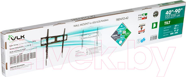 Изображение товара Кронштейн для телевизора VLK Trento-42 (черный)