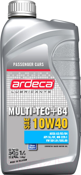 Изображение товара Моторное масло Ardeca Multi-Tec+ B4 10W40 / P03021-ARD001 (1л)