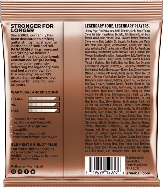 Изображение товара Струны для акустической гитары Ernie Ball 2076