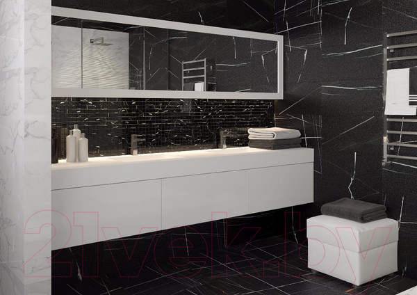 Изображение товара Плитка Kerranova Marble Trend Carrara K-1000/LR (600x1200)