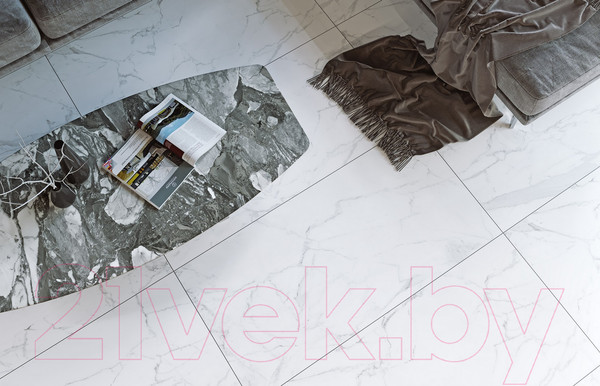 Изображение товара Плитка Kerranova Marble Trend Carrara K-1000/LR (600x1200)