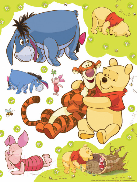 Изображение товара Развивающая книга Росмэн Большая книга наклеек. Винни и его друзья