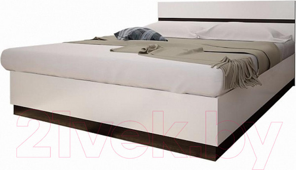 Изображение товара Каркас кровати Горизонт Мебель Вегас 1.6 (венге/белый глянец)