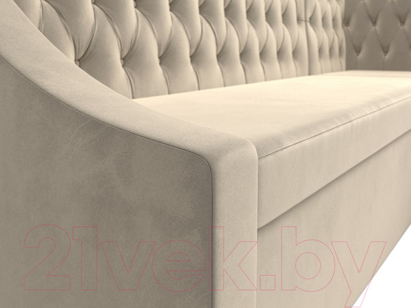 Изображение товара Уголок кухонный мягкий Лига Диванов Мерлин 210 правый / 100450 (микровельвет, бежевый)