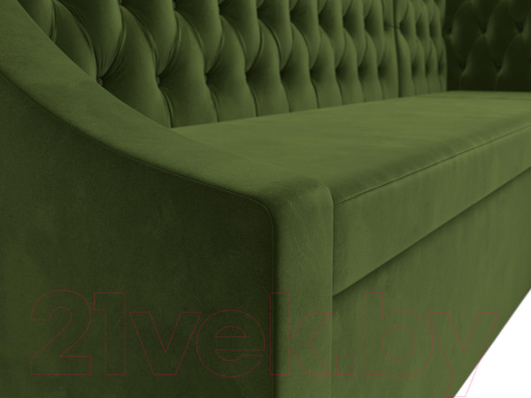 Изображение товара Уголок кухонный мягкий Лига Диванов Мерлин 210 правый / 100451 (микровельвет, зеленый)